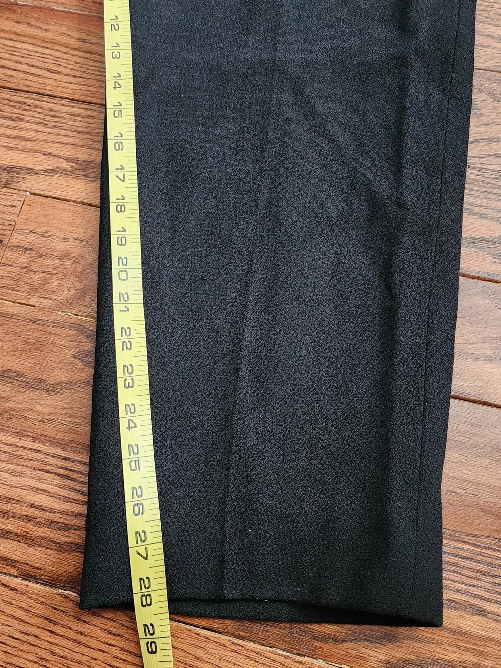 Vtg Morgan Taylor Studio Wool Trousers Corporate Goth Quiet Luxury Womens Sz 16 - Picture 8 of 12